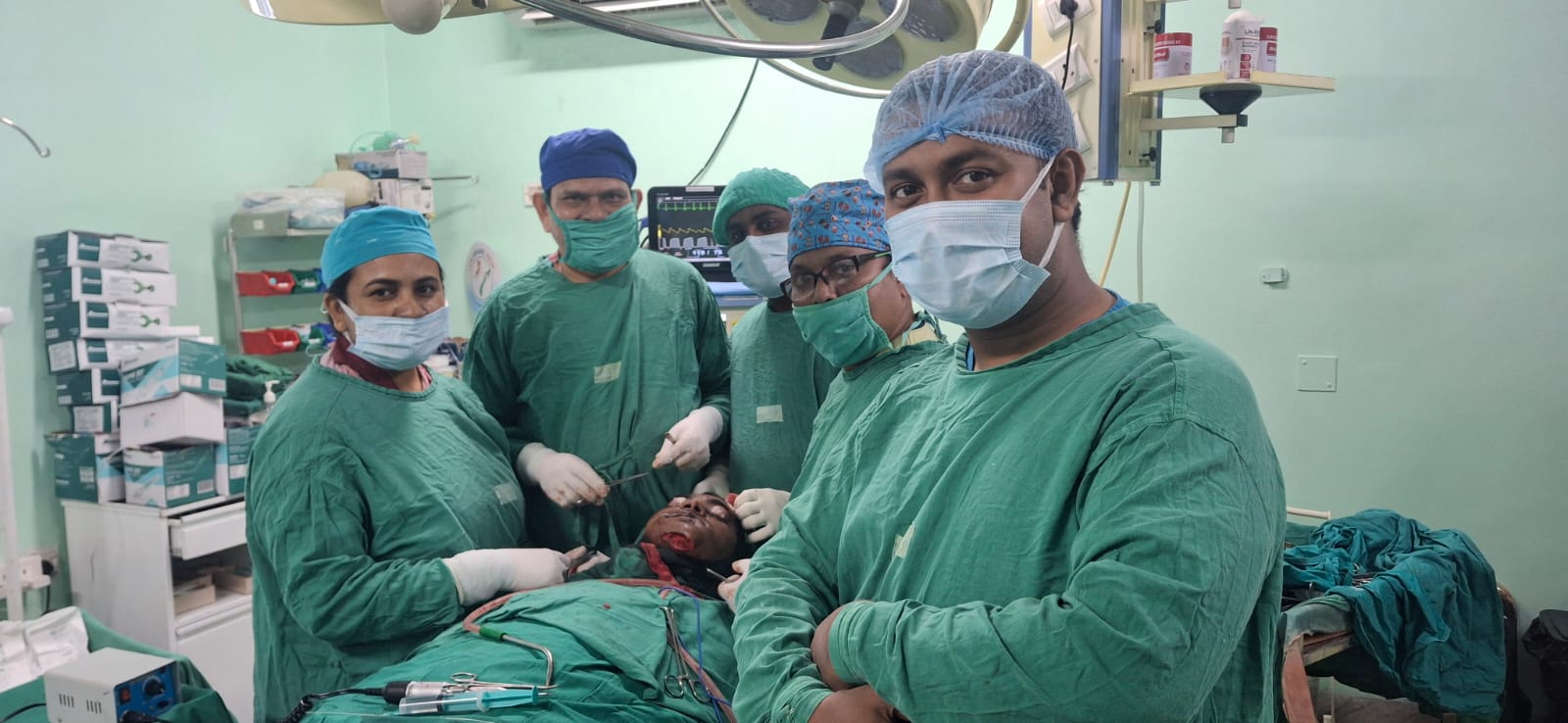 My maxillofacial OT team